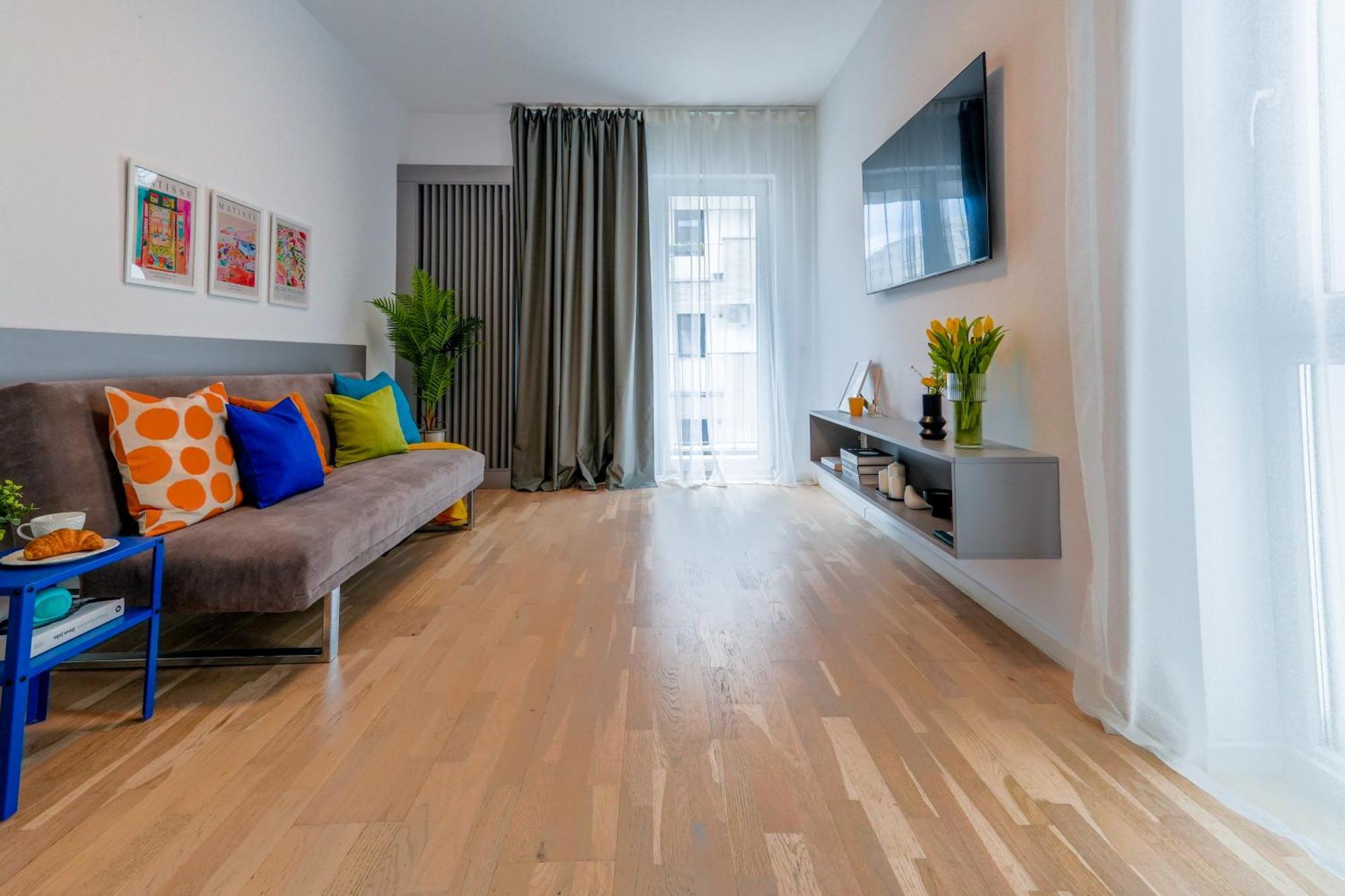 Ana - Cozy & Quiet Apt With Balcony & Garden View Бухарест Экстерьер фото